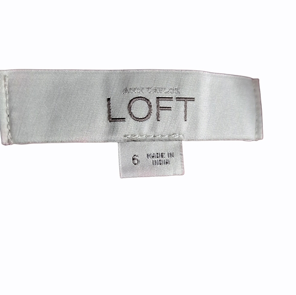 NOWT Loft taylor pink mini skirt  size 6 - Picture 5 of 6